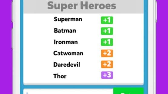 Fight List - Categories Game — screenshot 1