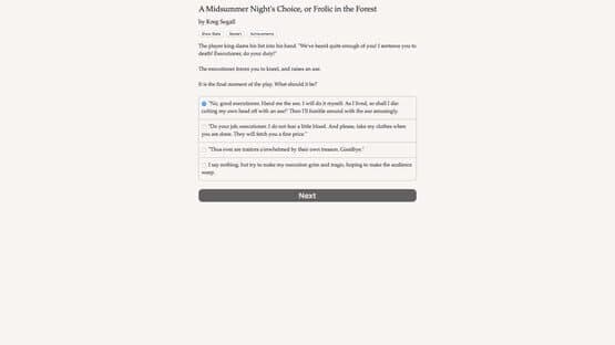 A Midsummer Night's Choice — screenshot 5