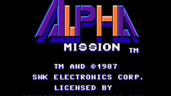 Alpha Mission — screenshot 1