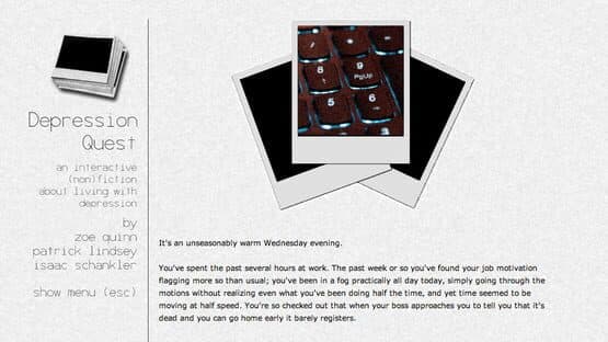 Depression Quest — screenshot 1