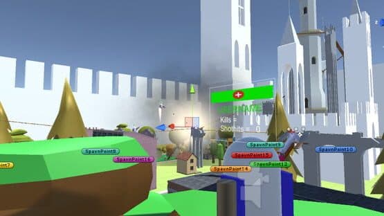 Arcade Style Bot Ball Shooting Multiplayer Game — screenshot 1