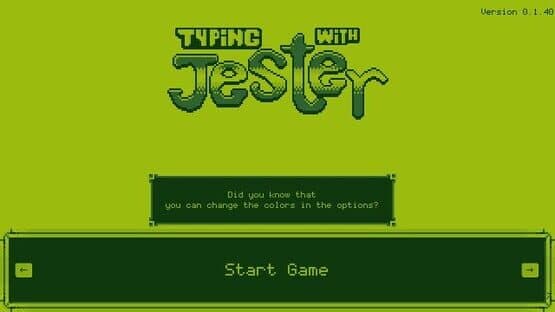 Typing with Jester — screenshot 1