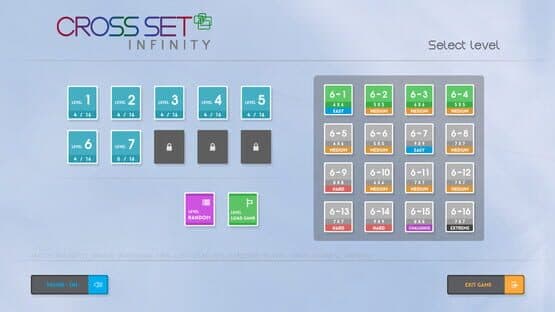 Cross Set Infinity — screenshot 1