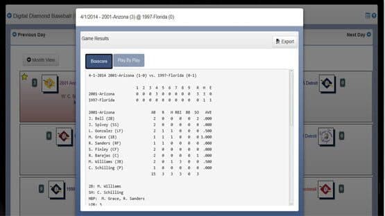 Digital Diamond Baseball — screenshot 3