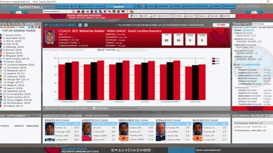 Draft Day Sports: College Basketball 2018 — screenshot 3
