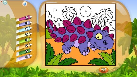 Color by Numbers - Dinosaurs — screenshot 3