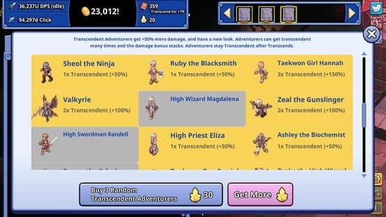 Ragnarok Clicker — screenshot 2