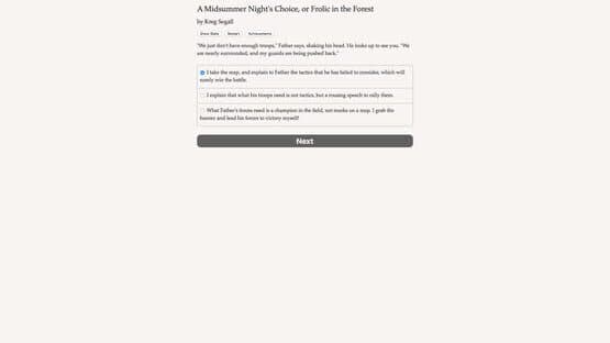 A Midsummer Night's Choice — screenshot 3