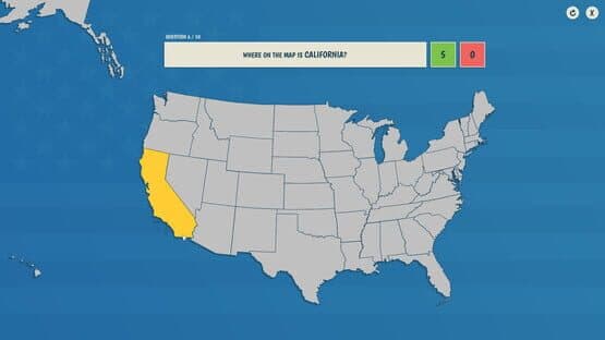 The 50 States Quiz — screenshot 1