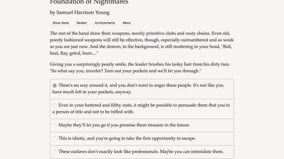 Foundation of Nightmares — screenshot 1