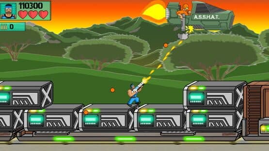 Machine Gun Train Run — screenshot 2