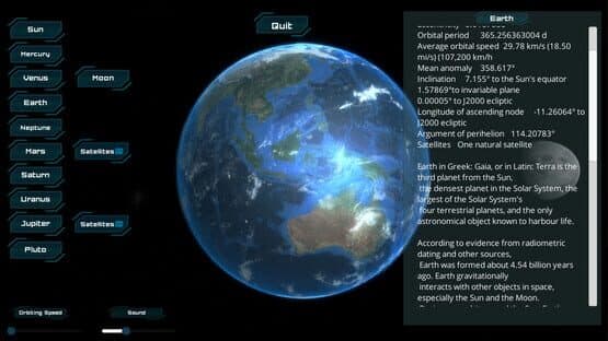 Solar System — screenshot 2