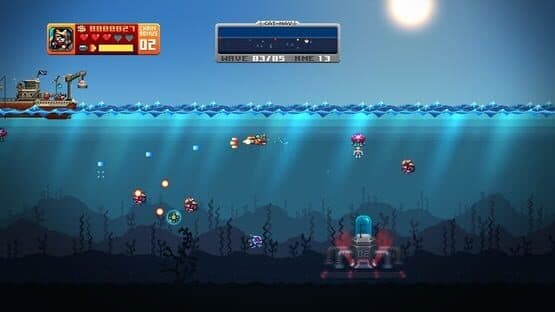 Aqua Kitty: Milk Mine Defender — screenshot 2