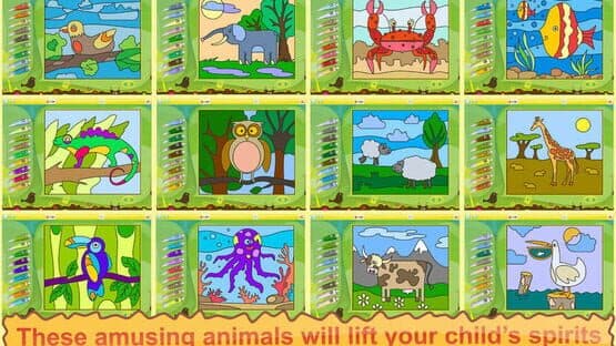 Color by Numbers - Animals + — screenshot 2
