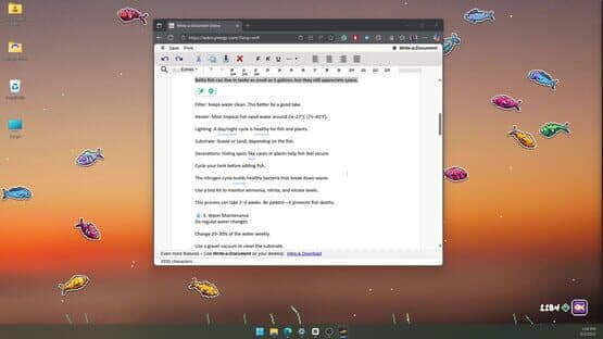 Desktop Fishes — screenshot 5