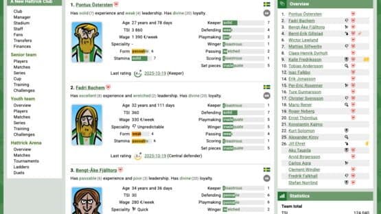Hattrick — screenshot 1