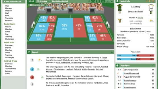 Hattrick — screenshot 2