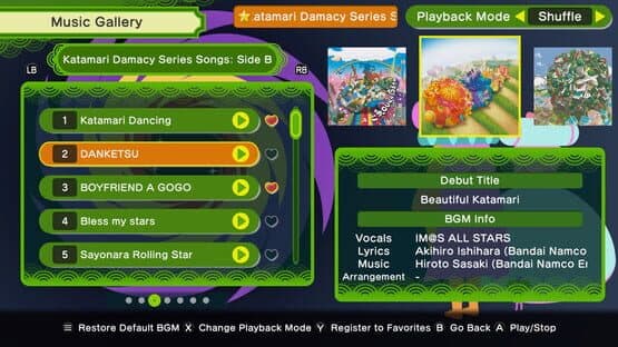 Once Upon a Katamari: Katamari Damacy Series Songs - Side B — screenshot 1