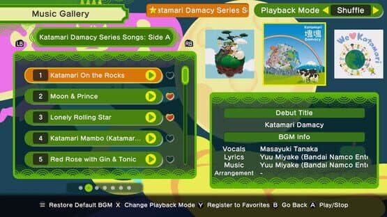 Once Upon a Katamari: Katamari Damacy Series Songs - Sides A + B Bundle — screenshot 1