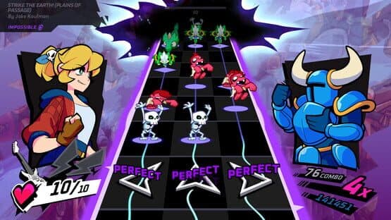 Rift of the NecroDancer: Shovel Knight - "Strike the Earth! (Plains of Passage)" - Jake Kaufman — screenshot 1