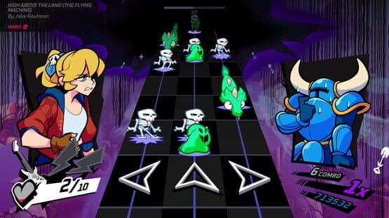 Rift of the NecroDancer: Shovel Knight - "High Above the Land (The Flying Machine)" - Jake Kaufman — screenshot 3