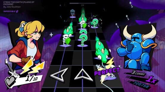 Rift of the NecroDancer: Shovel Knight - "Strike the Earth! (Plains of Passage)" - Jake Kaufman — screenshot 2