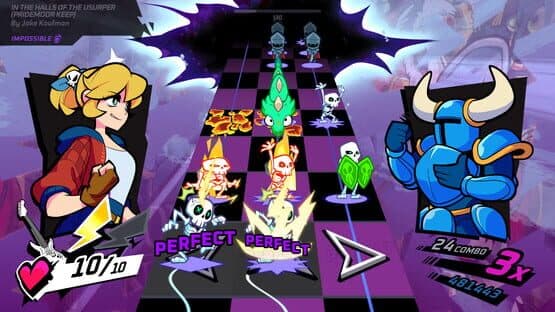 Rift of the NecroDancer: Shovel Knight - "In the Halls of the Usurper (Pridemoor Keep)" - Jake Kaufman — screenshot 3