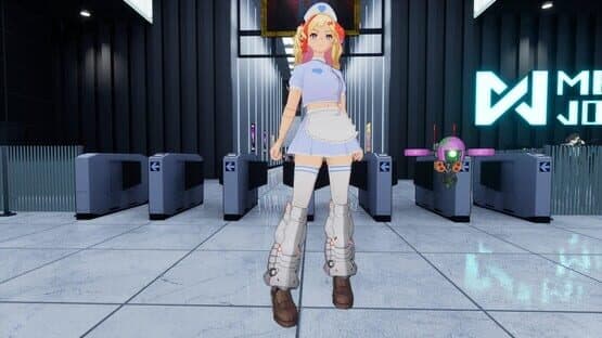 Full Metal Schoolgirl: Costume - "Nurse Baby Blue (Ryoko)" — screenshot 1