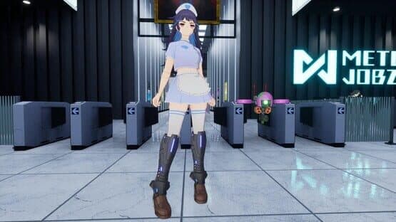 Full Metal Schoolgirl: Costume - "Nurse Baby Blue (Akemi)" — screenshot 1
