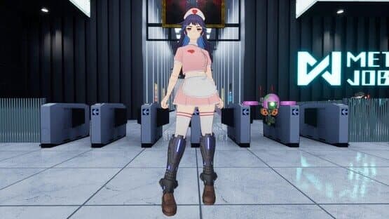 Full Metal Schoolgirl: Costume - "Nurse Pale Pink (Akemi)" — screenshot 1