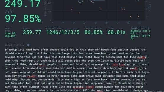 Monkeytype — screenshot 2