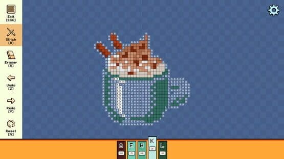 Pixel Cross Stitch: Color by Number - Autumn Miniatures Pack — screenshot 1