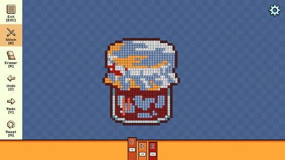 Pixel Cross Stitch: Color by Number - Autumn Miniatures Pack — screenshot 2