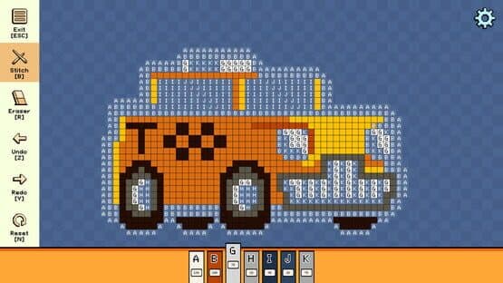 Pixel Cross Stitch: Color by Number - Tiny Vehicles Pack 2 — screenshot 4