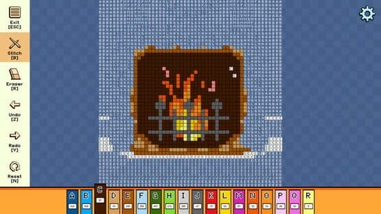 Pixel Cross Stitch: Color by Number - Christmas Pack 3 — screenshot 1