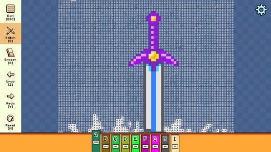 Pixel Cross Stitch: Color by Number - Enchanted Worlds Pack 3 — screenshot 1