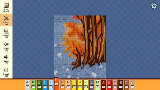 Pixel Cross Stitch: Color by Number - Autumn Pack 3 — screenshot 2