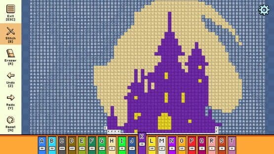 Pixel Cross Stitch: Color by Number - Enchanted Worlds Pack 3 — screenshot 4