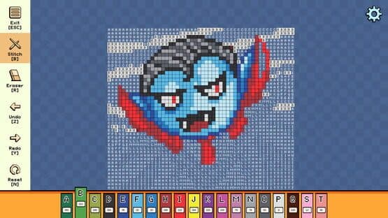 Pixel Cross Stitch: Color by Number - Halloween Pack 2 — screenshot 2