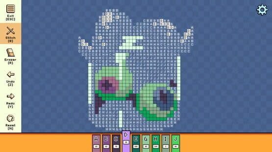 Pixel Cross Stitch: Color by Number - Halloween Minis Pack — screenshot 2