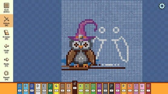 Pixel Cross Stitch: Color by Number - Halloween Pack 2 — screenshot 3