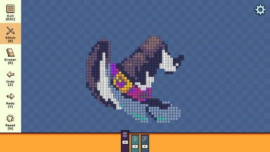 Pixel Cross Stitch: Color by Number - Halloween Minis Pack — screenshot 4