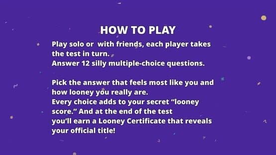 Looney Test — screenshot 1