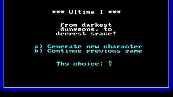 Ultima I — screenshot 2