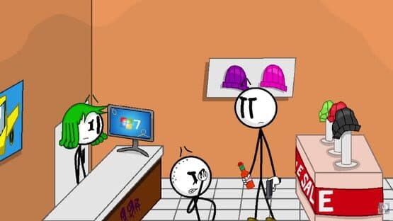 Henry Stickmin: Defending the Mall — screenshot 1