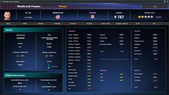 Absolute Tennis Manager 2 — screenshot 2