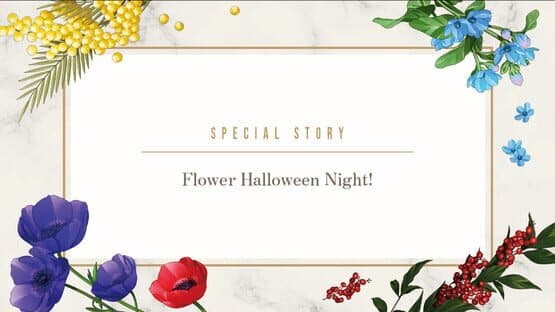 Him, the Smile & Bloom: Additional scenario - Flower Halloween Night — screenshot 1