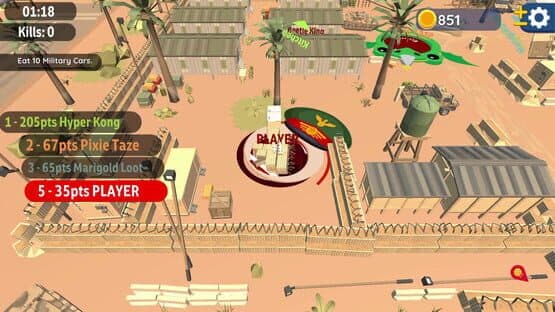 Hole io: Warzone — screenshot 1