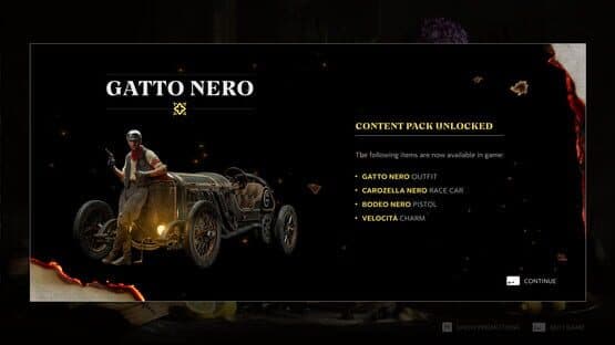 Mafia: The Old Country - Gatto Nero Pack — screenshot 1