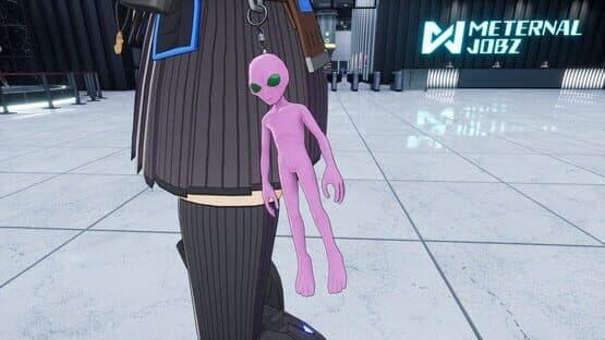 Full Metal Schoolgirl: Accessory - "Pink Grey Alien" — screenshot 1